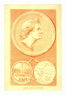Bust-length double profile of the Montgolfier brothers, French balloonists; after Bust-length double profile of the Montgolfier brothers, French balloonists; after