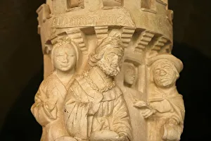 Cadouin abbey cloister sculpture Cadouin abbey cloister sculpture