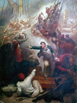 Captain William Rogers capturing the 'Jeune Richard', 1 October 1807. Rogers Captain William Rogers capturing the 'Jeune Richard', 1 October 1807. Rogers