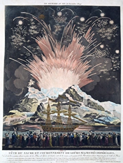 Celebrations marking the cornation of Napoleon I and Empress Josephine, 2 December 1804 Celebrations marking the cornation of Napoleon I and Empress Josephine, 2 December 1804