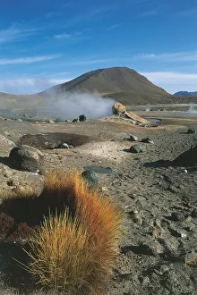 Chile, Norte Grande, Antofagasta, Geyser area of El Tatio in Atacama Desert Chile, Norte Grande, Antofagasta, Geyser area of El Tatio in Atacama Desert