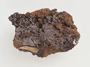 Chlorargyrite in limonite groundmass, close-up