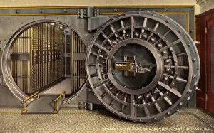 Bank Vault Gallery: Citizens State Bank of Lake View, Vaults, Chicago, Ill. Postcard. ca