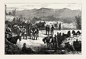 The Civil War In Spain: Serrano And His Staff At Montellano
