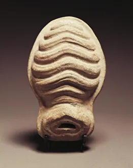 Clay votive statue of female uterus from sanctuary in Veii, Rome Province Clay votive statue of female uterus from sanctuary in Veii, Rome Province