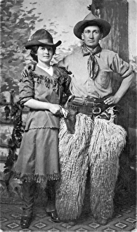 Cowboy Hats Gallery: A Couple Poses in Western Gear