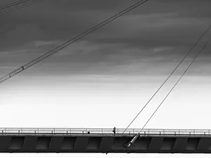Crossing the Stavanger City Bridge, Norway Crossing the Stavanger City Bridge, Norway
