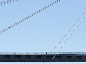 Crossing Stavanger City Suspension Bridge Crossing Stavanger City Suspension Bridge
