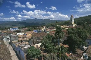 <b class=qtipBold><figcaption>Cuba, Trinidad, high angle view</figcaption></b><br>Cuba - Trinidad. UNESCO World Heritage List, 1988<br><em>© DEA / V. GIANNELLA</em> Cuba, Trinidad, high angle view