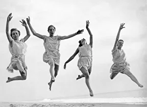 Four Dancers Leaping
