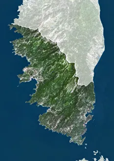 Departement of Corse-du-Sud, France, True Colour Satellite Image Departement of Corse-du-Sud, France, True Colour Satellite Image