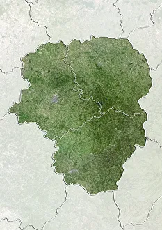 Departement of Haute-Vienne, France, True Colour Satellite Image Departement of Haute-Vienne, France, True Colour Satellite Image