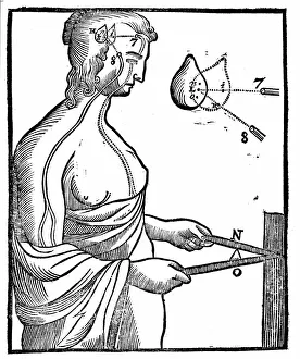 Descartes' idea of how eye passes impulse to brain and so directs a voluntary movement Descartes' idea of how eye passes impulse to brain and so directs a voluntary movement