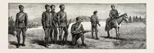 Images Dated 1st January 1884: The Disturbances In South Africa Men Of The Bodyguard Of Mr. Osborne