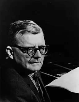 Dmitri Shostakovich 1906 - 1975. Soviet composer and one of the most celebrated composers
