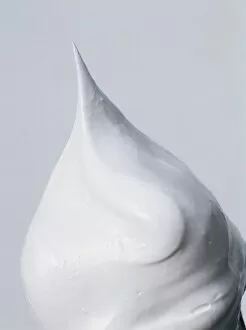 One Object Gallery: Dollop of whipped cream, close up