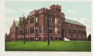 Dwight Memorial, Art Building, Mt. Holyoke College Postcard. ca. 1888-1905, Dwight Memorial, Art Building, Mt. Holyoke College Postcard Dwight Memorial, Art Building, Mt. Holyoke College Postcard. ca. 1888-1905, Dwight Memorial, Art Building, Mt. Holyoke College Postcard