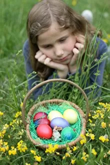 Easter Week Gallery: Easter eggs in a basket