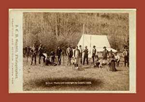 Engineers Corps Camp And Visitors