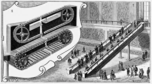 Escalator at the Pennsylvania Railroad