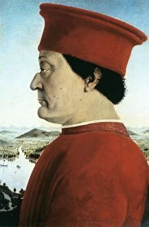 Images Dated 28th March 2014: Federico da Montefeltro (1422-1482) Duke of Urbino from 1444.1474: Piero Della Francesca