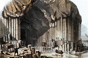 Fingals Cave, best-known of the caves in the basalt stacks on the southwest coast of Fingals Cave, best-known of the caves in the basalt stacks on the southwest coast of