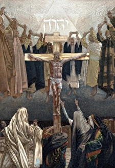 It is Finished': Christ's last words from the Cross. Illustration by JJ Tissot It is Finished': Christ's last words from the Cross. Illustration by JJ Tissot