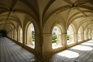 Images Dated 10th February 2000: Fontevraud abbey cloister
