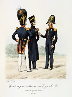 Footguards of the King's guard, 1817-1830. Histoire de la maison militaire du Footguards of the King's guard, 1817-1830. Histoire de la maison militaire du