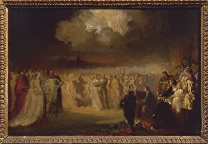 France, Paris, The Polonaise by Frederic Chopin, oil painting France, Paris, The Polonaise by Frederic Chopin, oil painting