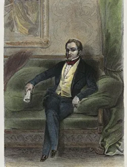 Legs Crossed At Knee Gallery: France, Paris, portrait of French politician and Historian, Adolphe Thiers