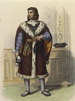 France, Paris, Portrait of Philippe de Commynes advisor of king of France Louis XI France, Paris, Portrait of Philippe de Commynes advisor of king of France Louis XI