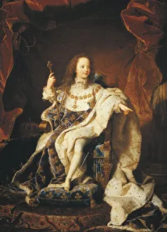 France, Versailles, Portrait of King Louis XV of France France, Versailles, Portrait of King Louis XV of France