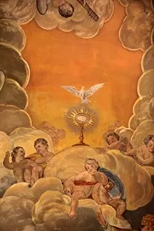 Sacramant Gallery: Fresco in Palacio episcopal