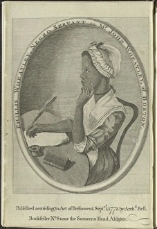 Frontispiece to Phillis Wheatleys Poems Frontispiece to Phillis Wheatleys Poems