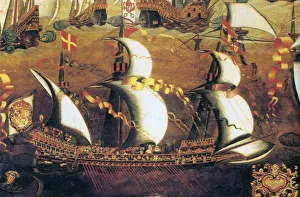 A galleass from the armada The galleass were higher and larger than regular galleys A galleass from the armada The galleass were higher and larger than regular galleys