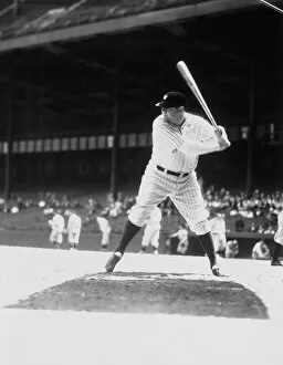 Images Dated 17th April 2003: George Babe Ruth at bat 1934