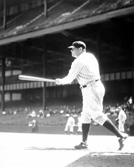 Images Dated 23rd July 2003: George Babe Ruth at bat 1934
