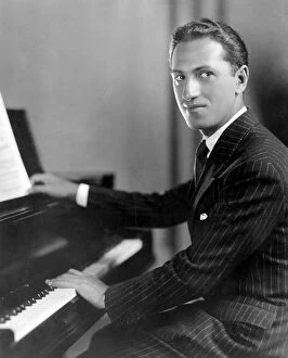 Images Dated 27th March 2014: George Gershwin (1898 - 1937) American composer and pianist. Gershwins compositions