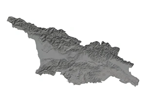 Georgia Gallery: Georgia, Relief Map