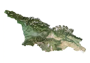 Georgia Gallery: Georgia, Satellite Image