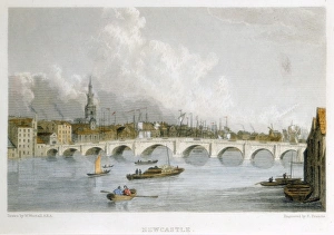 The Georgian stone bridge across the Tyne at Newcastle-upon-Tyne, England. Opened in 1791 The Georgian stone bridge across the Tyne at Newcastle-upon-Tyne, England. Opened in 1791