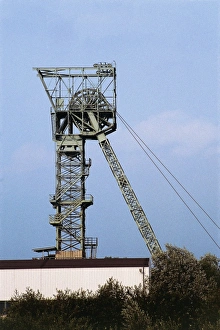 Germany, Bochum, Malakow tower of Zeche Julius Philip Germany, Bochum, Malakow tower of Zeche Julius Philip
