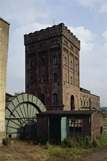 Germany, Malakow tower of Zeche Hannover at Bochum-Hordel Germany, Malakow tower of Zeche Hannover at Bochum-Hordel