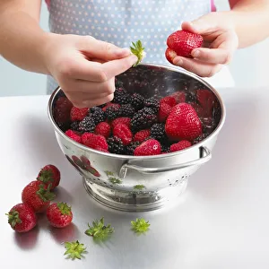 Fruit Healthy Food Strawberries Blackberries