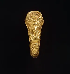 Gold ring, from Bologna, Italy, Etruscan civilization Gold ring, from Bologna, Italy, Etruscan civilization