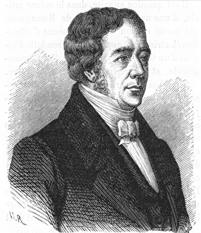 Hans Christian Oersted (1777-1851) German physicist. Discovered effect of electric Hans Christian Oersted (1777-1851) German physicist. Discovered effect of electric