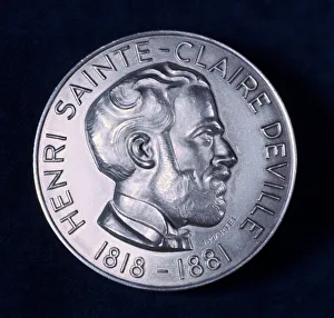 Henri Etienne St Claire Deville, 19th century French chemist, (c1855). In 1854 Deville Henri Etienne St Claire Deville, 19th century French chemist, (c1855). In 1854 Deville