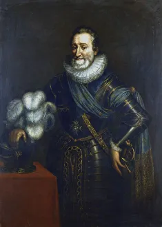 Henry IV (1553-1619) King of Navarre 1572, King of France from 1589. Portrait in armour Henry IV (1553-1619) King of Navarre 1572, King of France from 1589. Portrait in armour