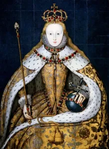 HenryVIII Prints: Elizabeth I in Coronation Robes Print